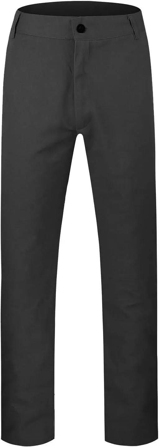 Mens Solid Color Tight Leisure Pants Mid Waist Multi Pockets Tactical Business Trouser Dressy Casual Outdoor Versatile Pants