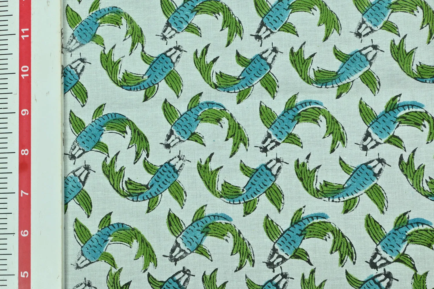 Multicolor Quirky Printed Cotton Cambric Fabric