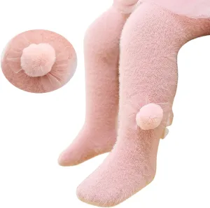 Newborn Baby Girls Soft Warm Winter Tights Stocking Leggings Toddler Long Pants Tights Cute