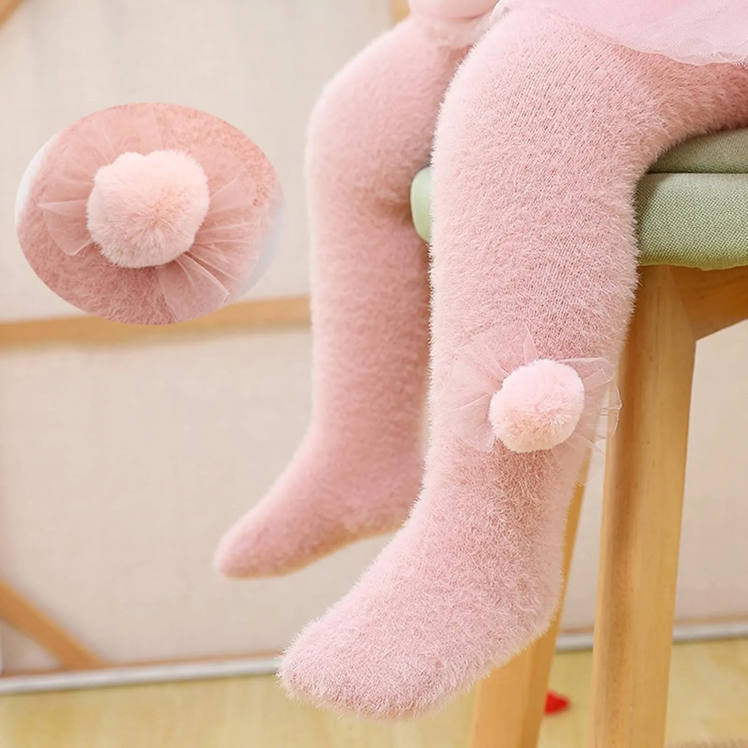 Newborn Baby Girls Soft Warm Winter Tights Stocking Leggings Toddler Long Pants Tights Cute