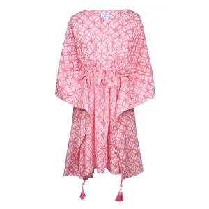 Nina Pink Short Kaftan