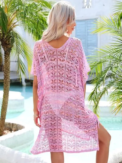 Paradise Found V Neck Beach Cover Ups