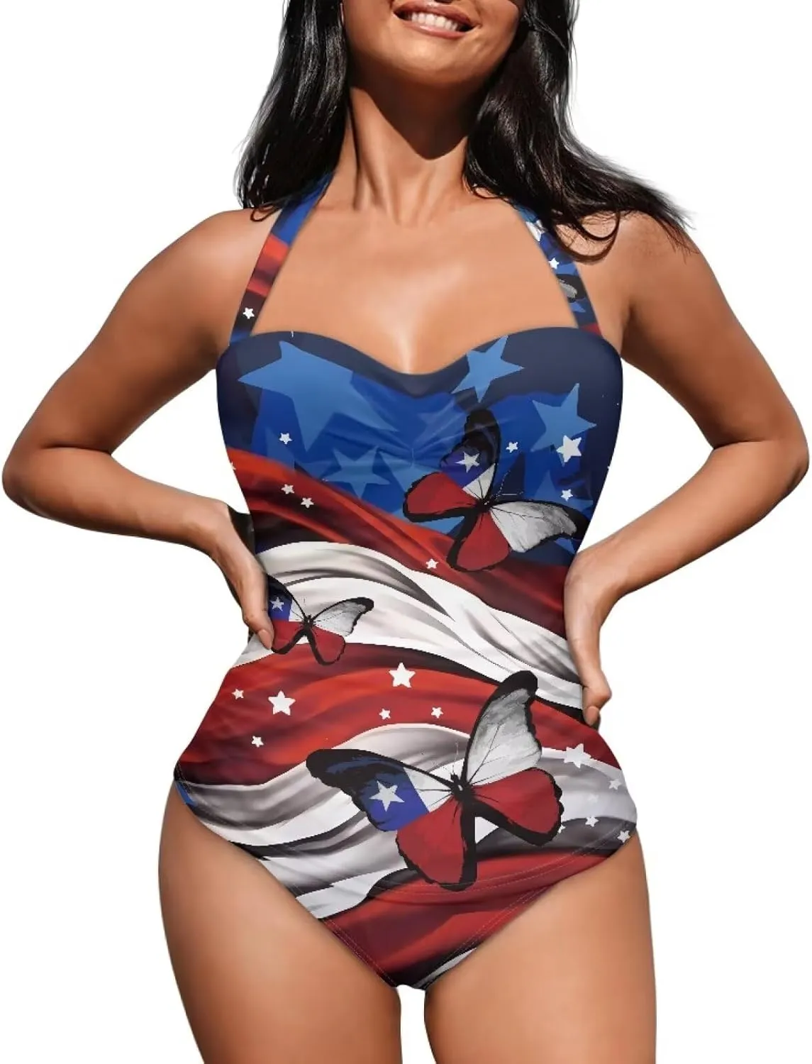 Patriotic One Piece Swimsuits for Women Sexy Swimsuits for Women One Piece