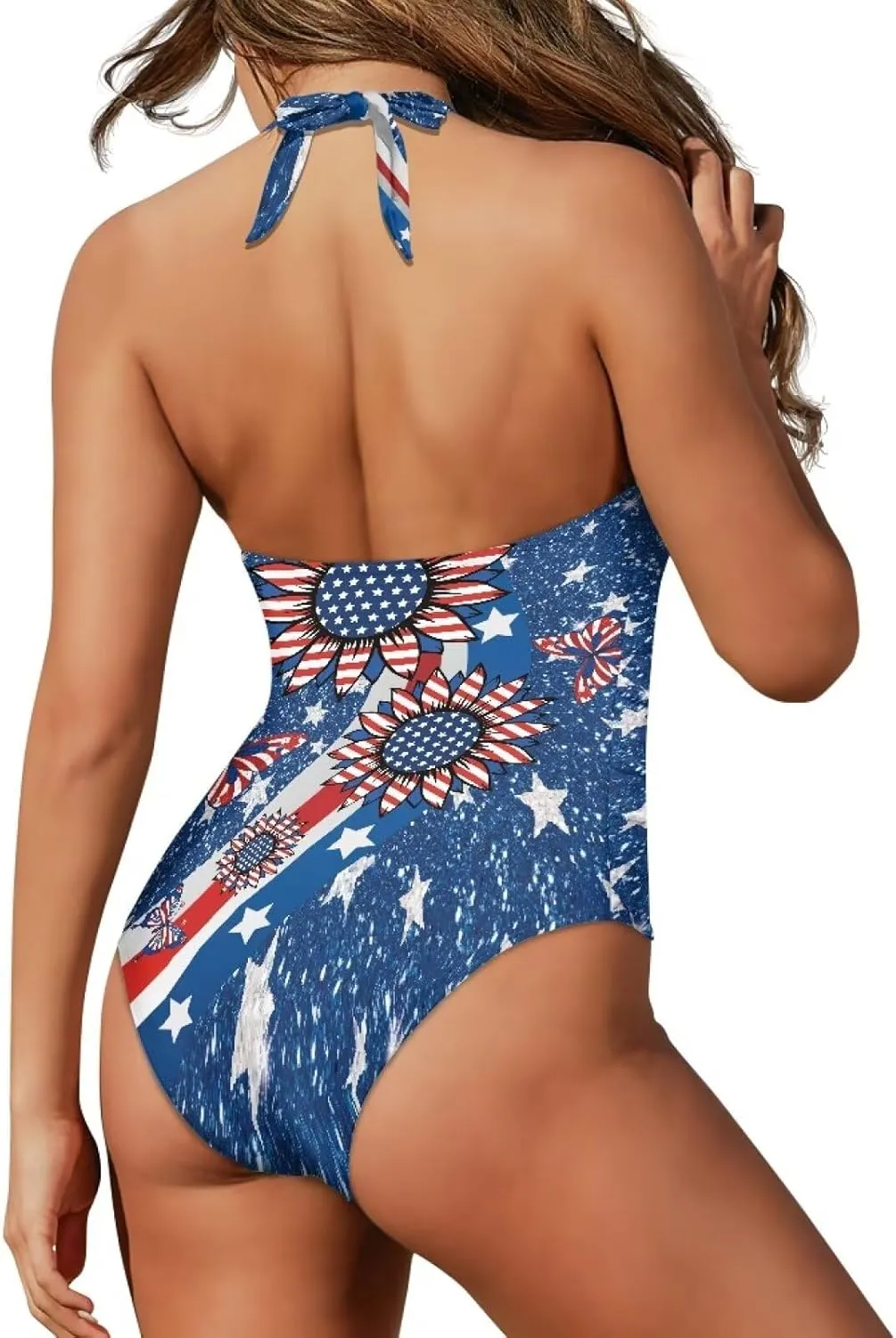 Patriotic One Piece Swimsuits for Women Sexy Swimsuits for Women One Piece
