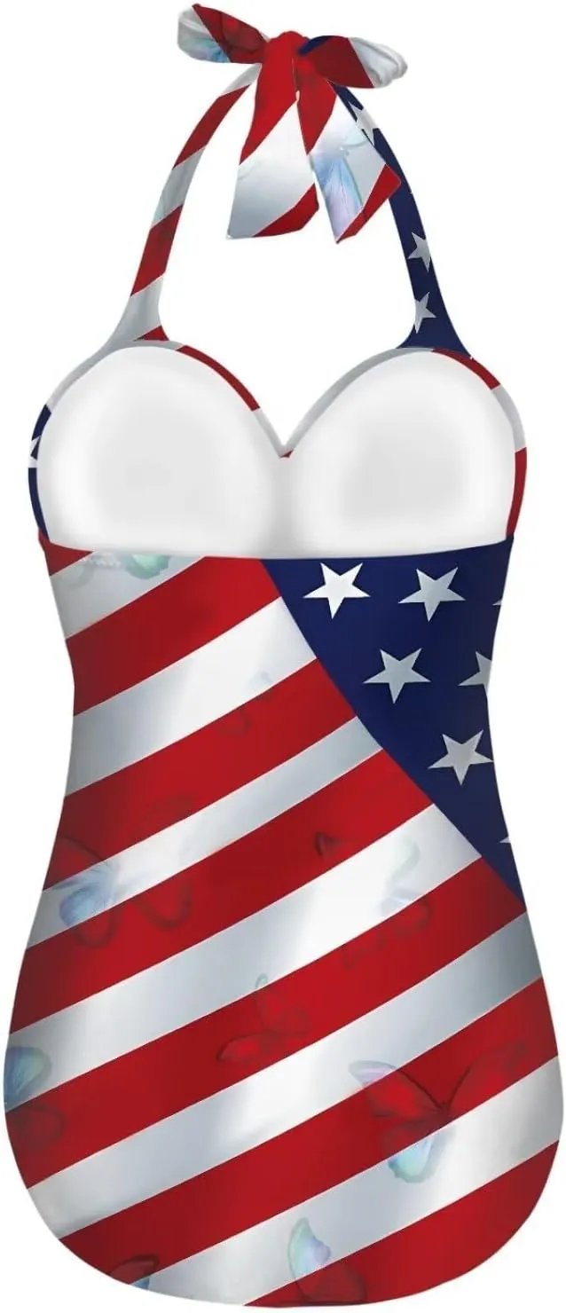 Patriotic One Piece Swimsuits for Women Sexy Swimsuits for Women One Piece
