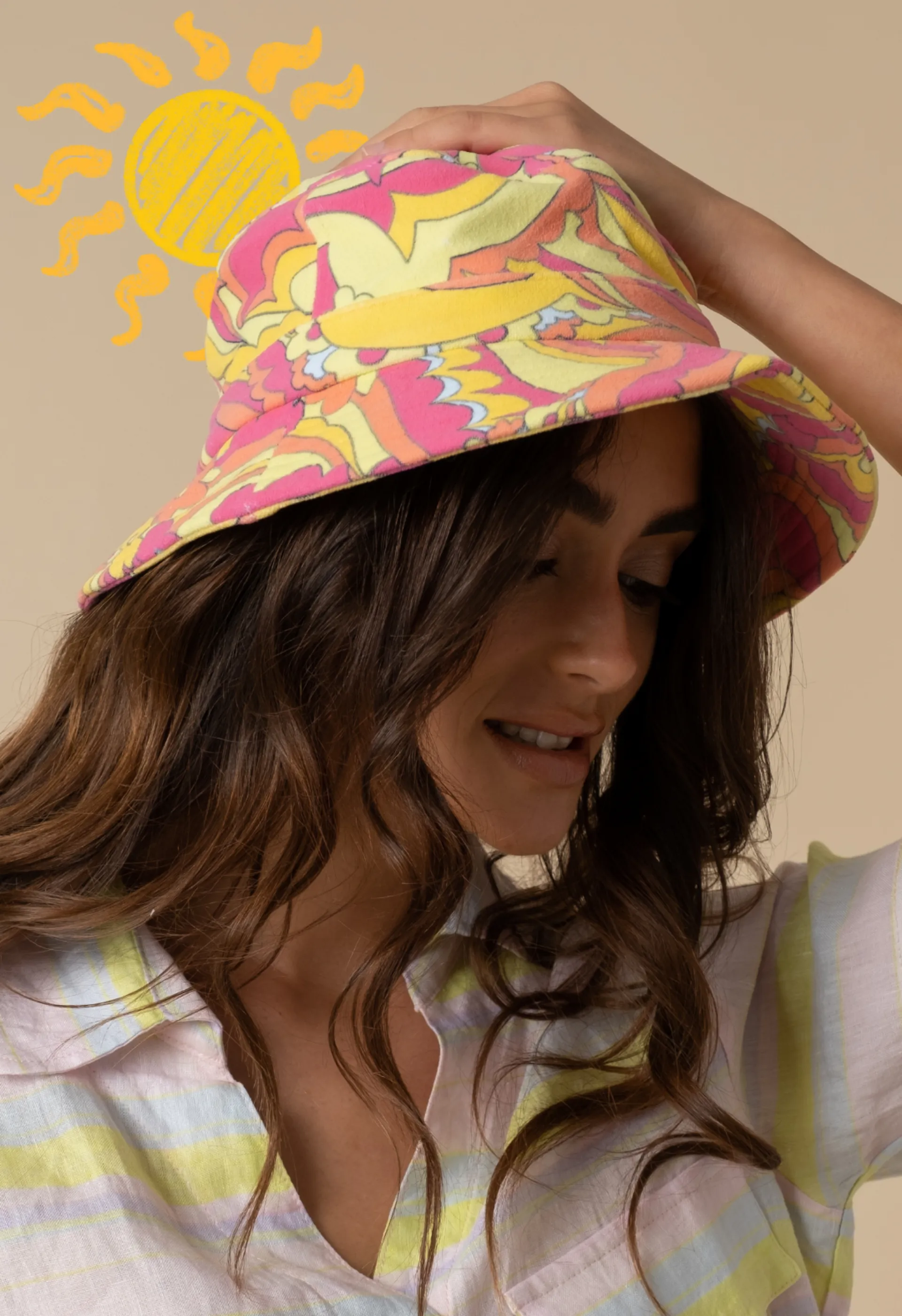 Peace Terry Hat