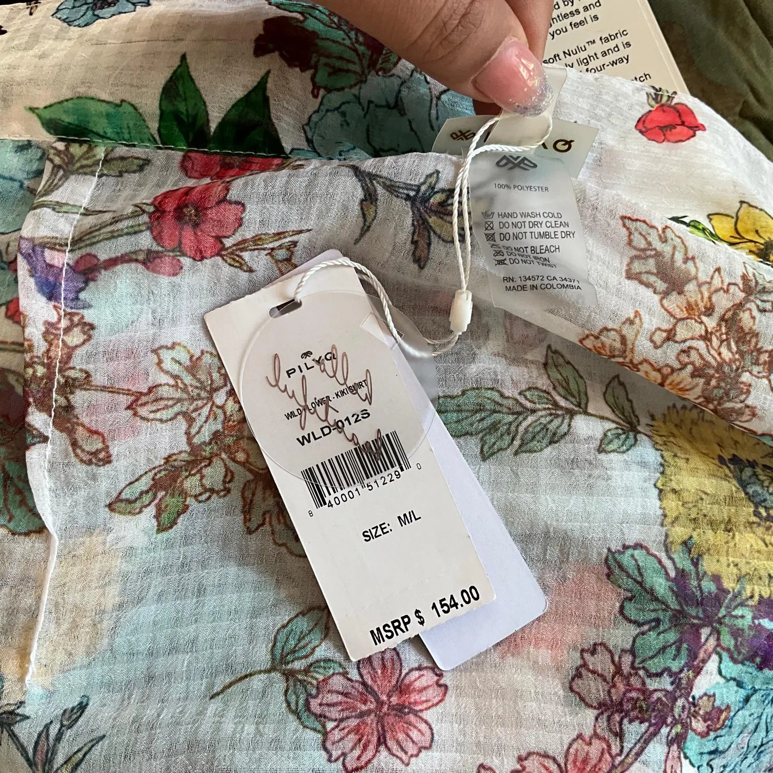 Pilyq Women's Wild Flower Kiki Skirt Cover-Up Multicolor Size M