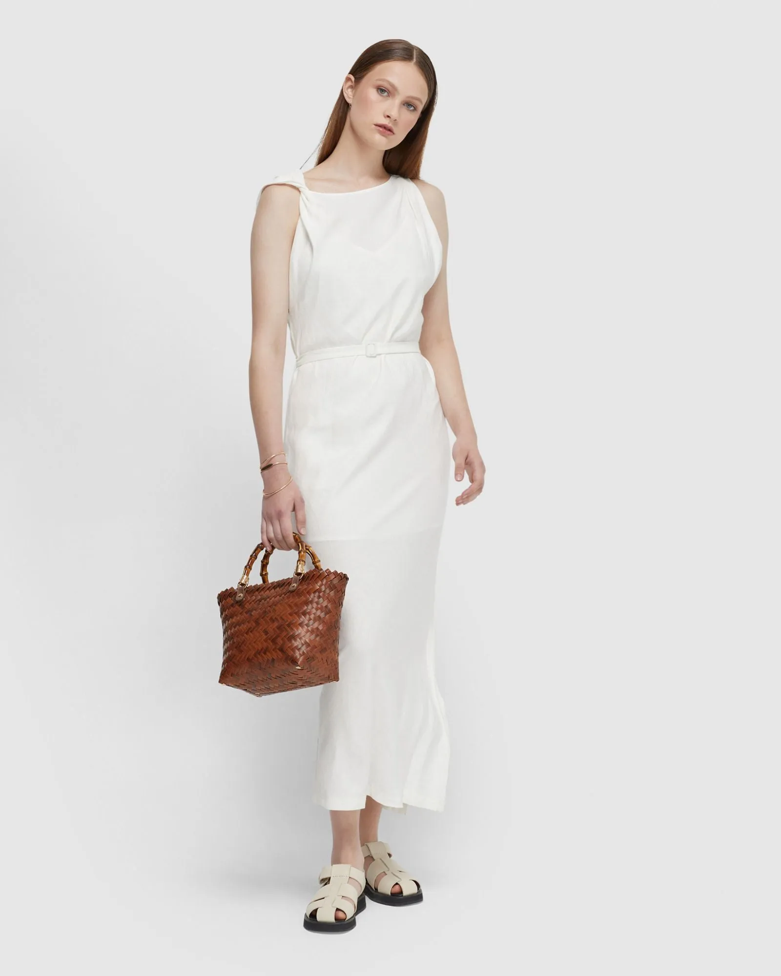 Sally Linen Blend Dress