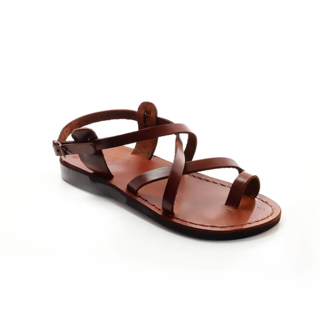 Samira - Tan leather Jesus sandal
