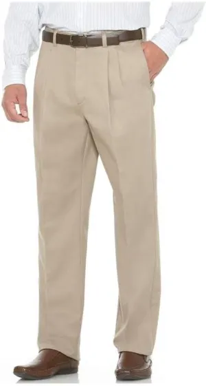 Savane Men's Ultimate Performance Stretch Chino Pants with Expandable Waist, Wrinkle Resistant (Available in Big & Tall)