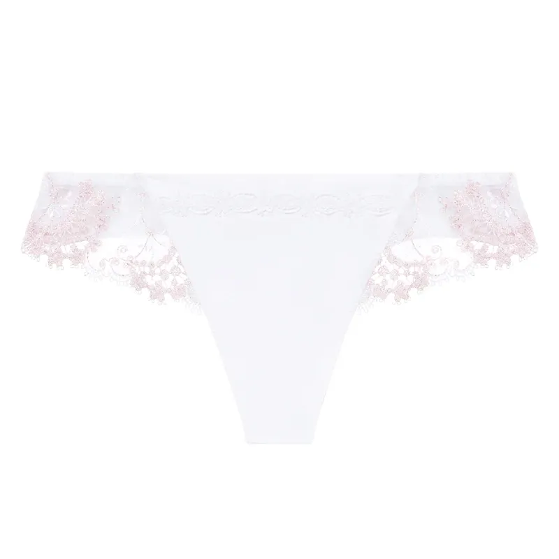 Simone Perele Wish Thong Crystal White