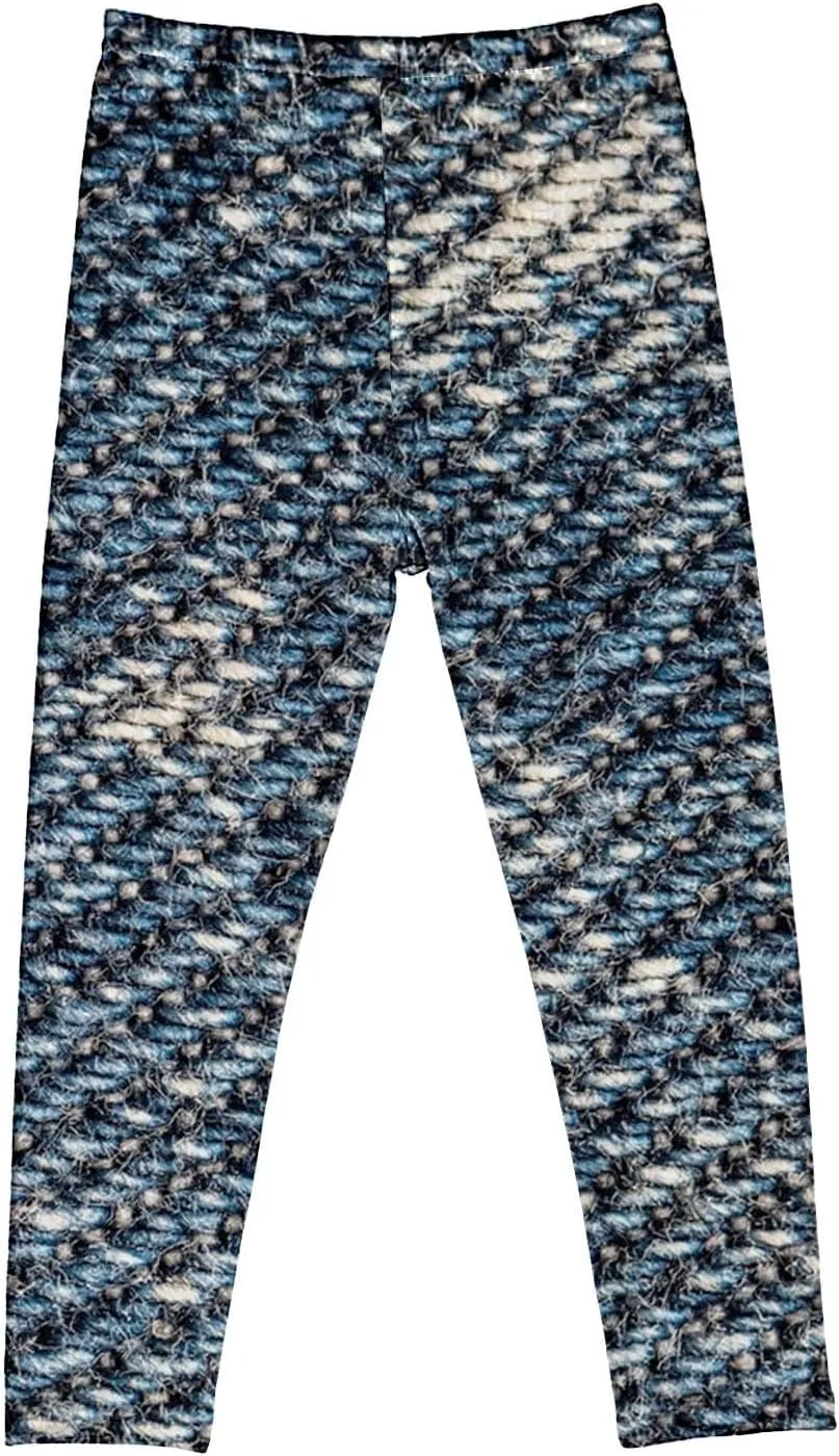 Sinzelimin 3-7T Baby Girls Leggings Pants High Waist Soft Stretchy Tights, Kids Summer Leggings Sweatpant for School Wearing