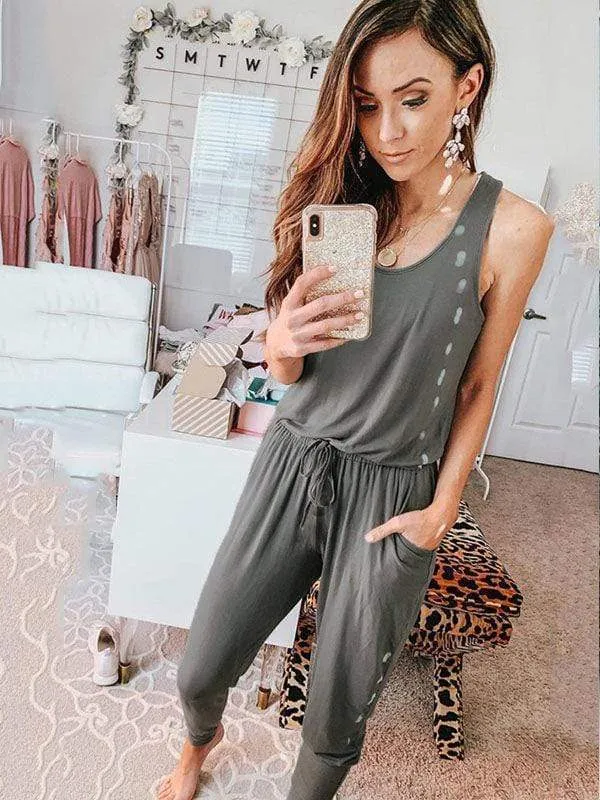 Sling And Rope Female Jumpsuit