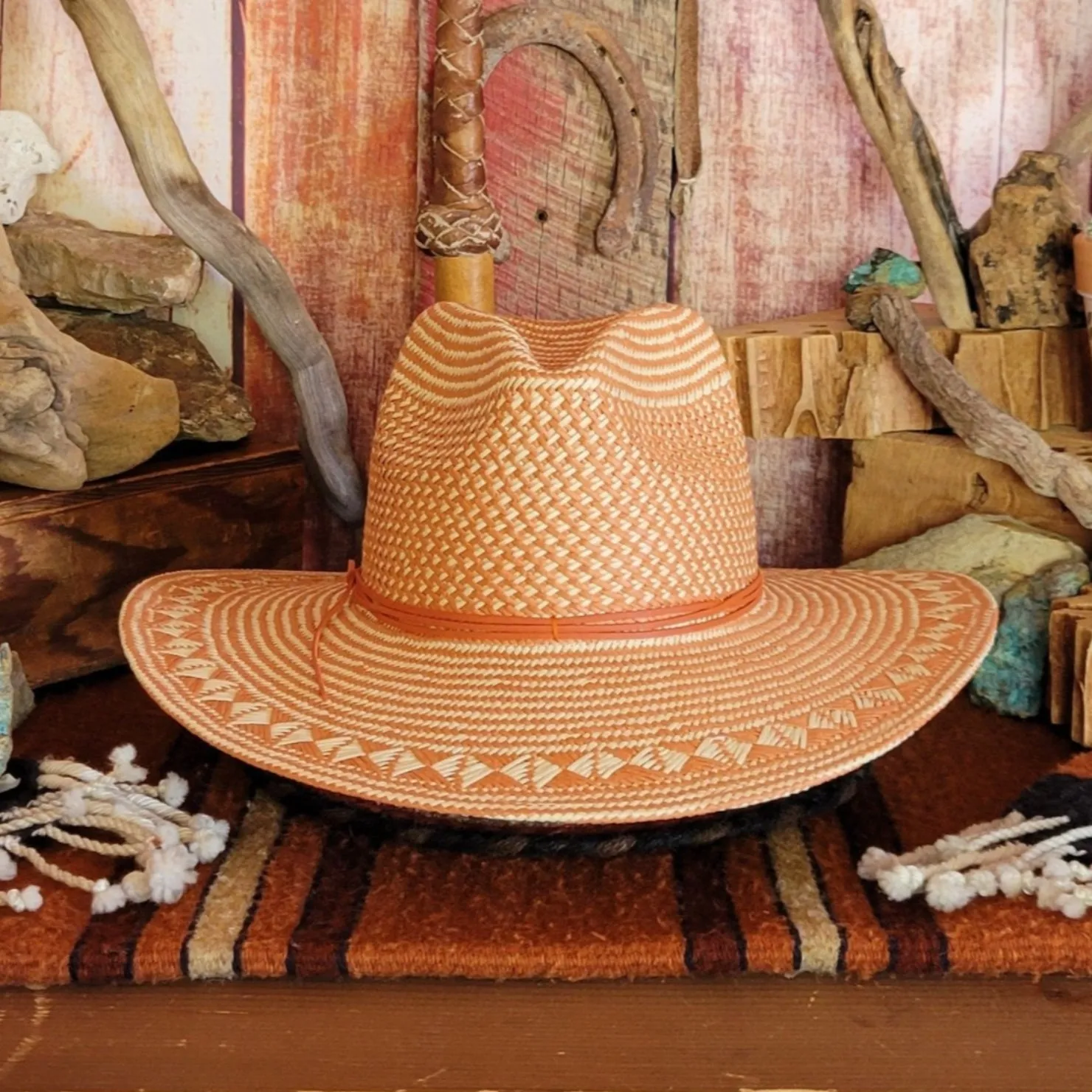 Straw Hat "Eppie" by American Hat Makers     NAT/TRC