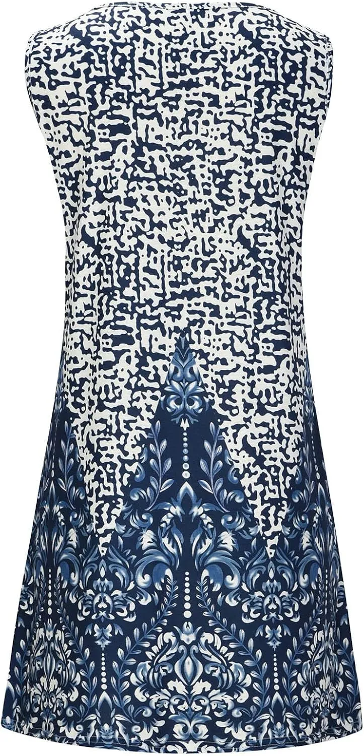Summer Beach Dresses for Women 2025 Vacation Casual Cotton Sundress, Boho Sundress, Cruise Wear, Hawaiian Dresses