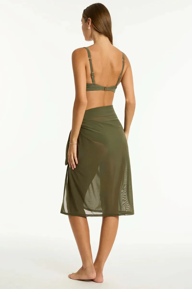 Sunrise Mesh Swim Wrap