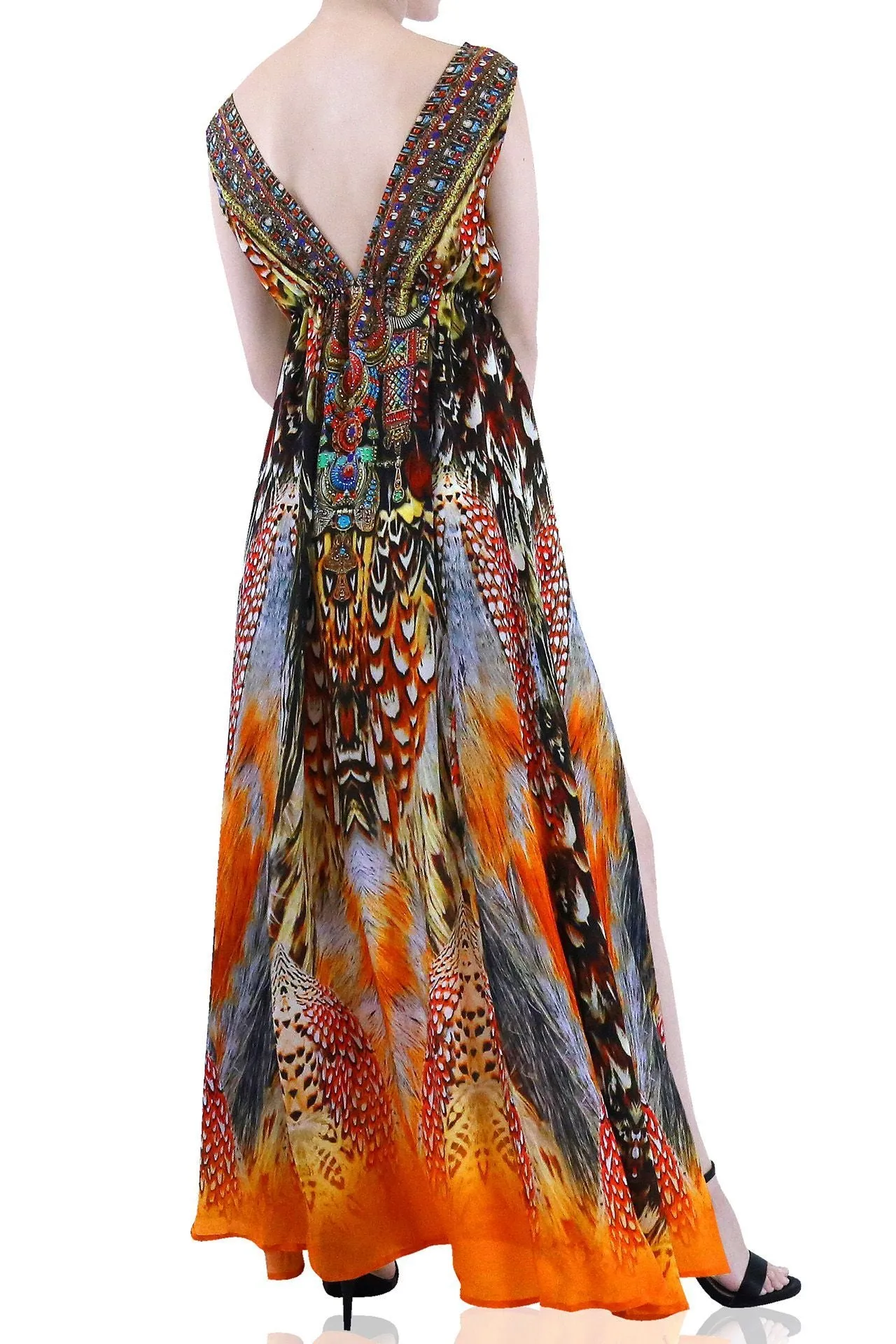 Sunset High Slit Maxi Dress