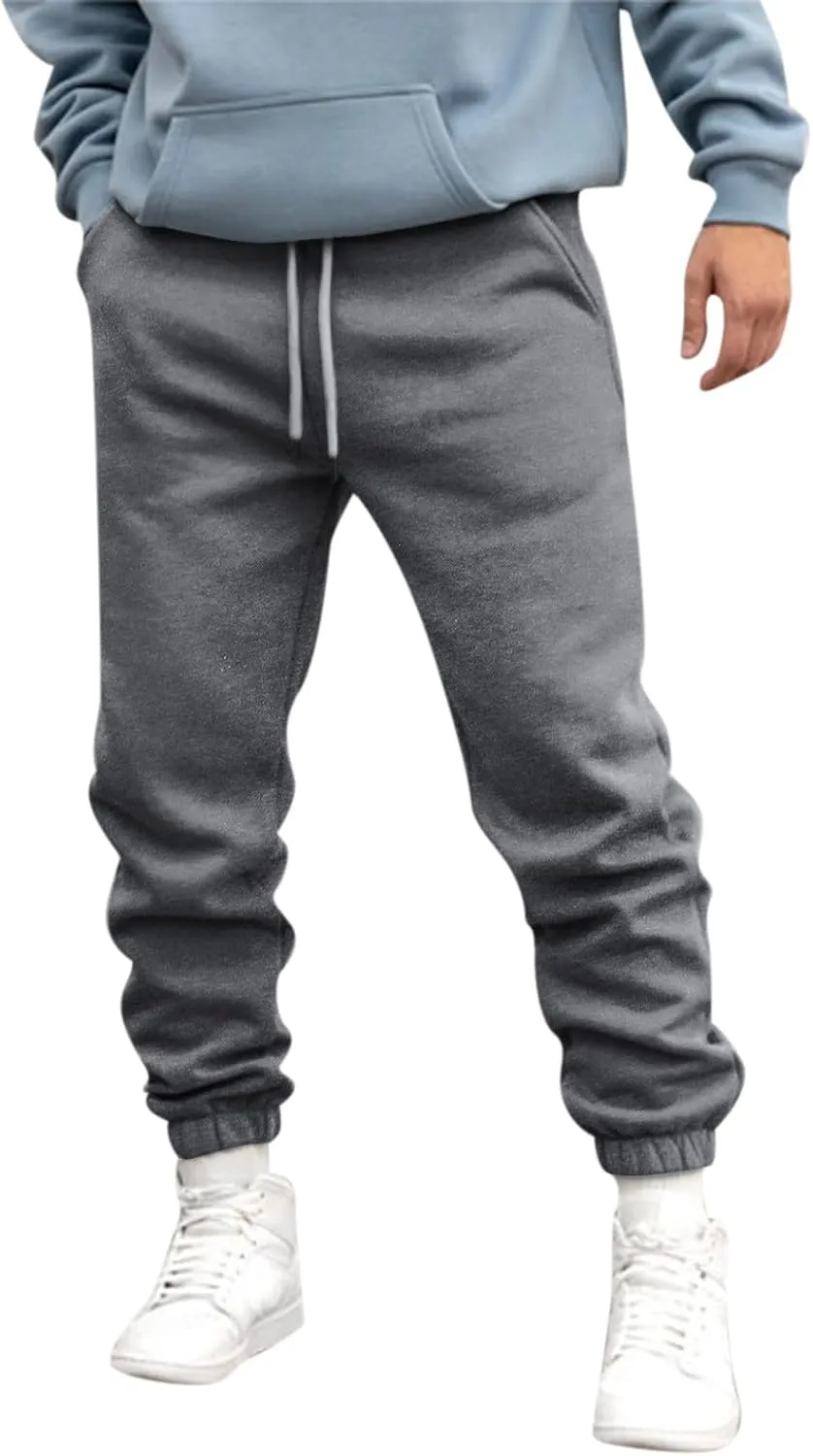 Sweatpants for Men Big and Tall Casual Mens Gifts Cargo Pants Hiking Workout Joggers Elastic Athletic Club Sweatpants