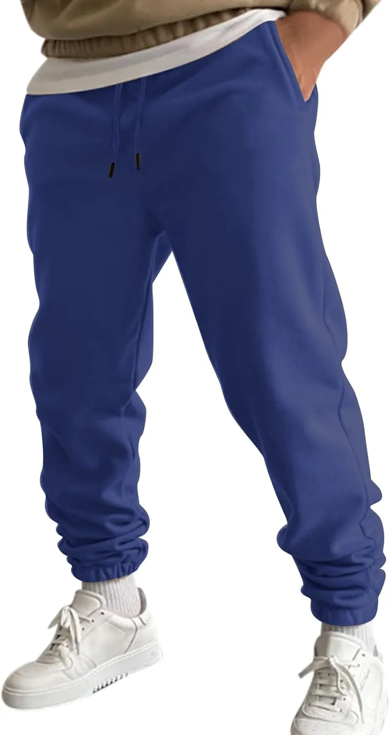 Sweatpants for Men Big and Tall Casual Mens Gifts Cargo Pants Hiking Workout Joggers Elastic Athletic Club Sweatpants