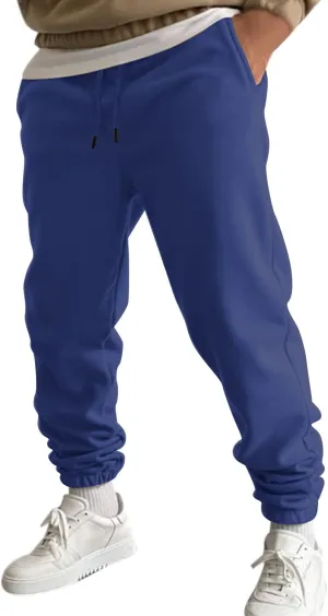 Sweatpants for Men Big and Tall Casual Mens Gifts Cargo Pants Hiking Workout Joggers Elastic Athletic Club Sweatpants