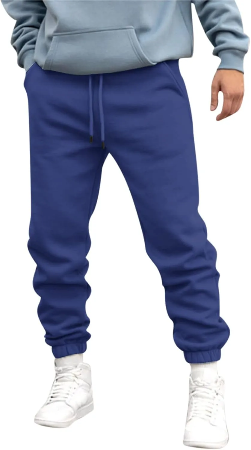 Sweatpants for Men Big and Tall Casual Mens Gifts Cargo Pants Hiking Workout Joggers Elastic Athletic Club Sweatpants