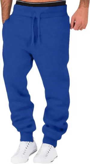 Sweatpants for Men Big and Tall Casual Mens Gifts Cargo Pants Hiking Workout Joggers Leg Multi-Pocket Sports Trousers