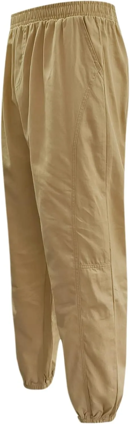 Sweatpants for Men Big and Tall Casual Mens Gifts Cargo Pants Hiking Workout Joggers Lightweight Hiking Work Trousers