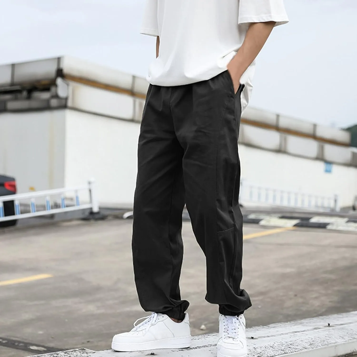 Sweatpants for Men Big and Tall Casual Mens Gifts Cargo Pants Hiking Workout Joggers Lightweight Hiking Work Trousers