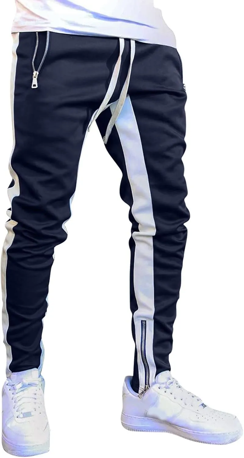 Sweatpants for Men Big and Tall Casual Mens Gifts Cargo Pants Hiking Workout Joggers Pants Fleece Joggers Sweat Pants
