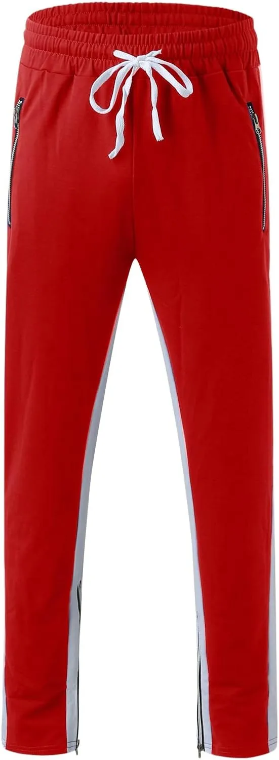 Sweatpants for Men Big and Tall Casual Mens Gifts Cargo Pants Hiking Workout Joggers Pants Fleece Joggers Sweat Pants