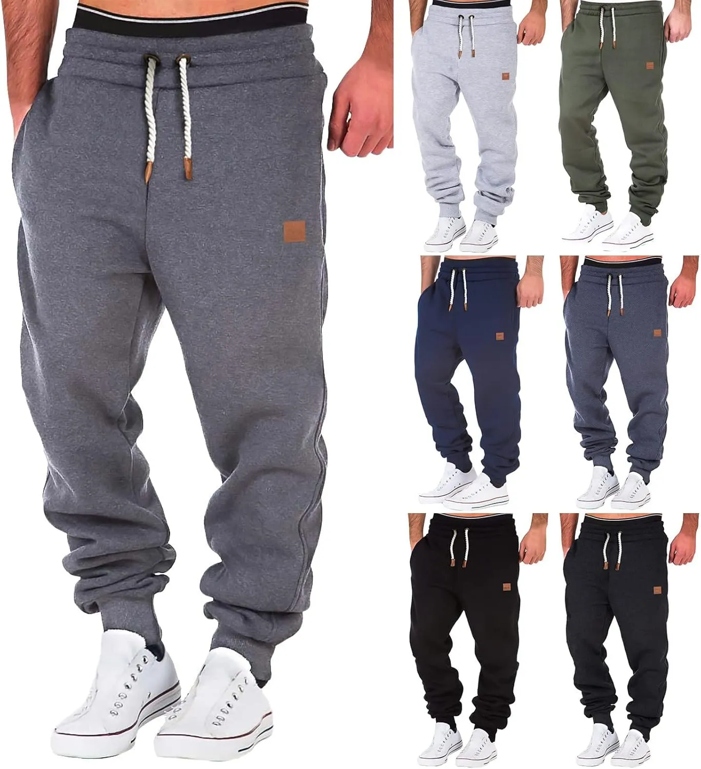 Sweatpants for Men Big and Tall Casual Mens Gifts Cargo Pants Hiking Workout Joggers Trousers Military Tactical Pants