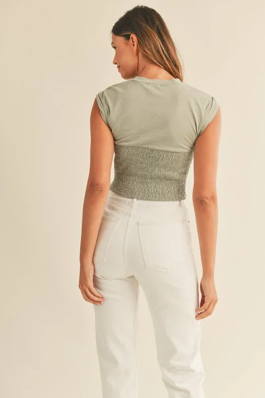 Sweetheart Neckline Crop Top