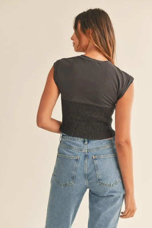 Sweetheart Neckline Crop Top