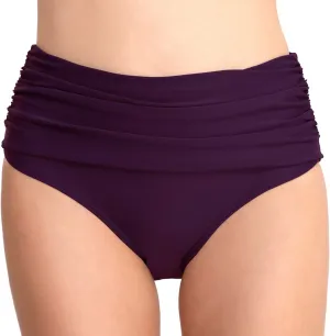 T1FE 1SFE Women High Waisted Bikini Bottoms Tummy Control Swimsuit Bottoms Ruched Full Coverage Swim Bottom High Rise