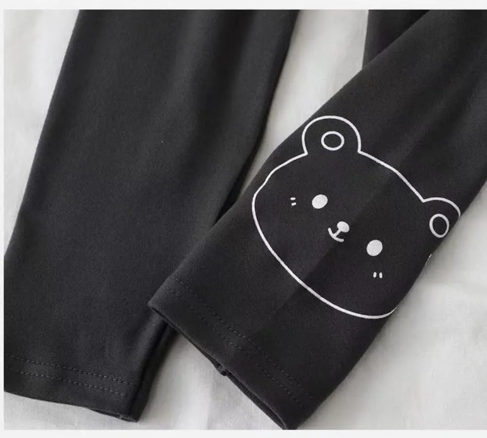Toddler Leggings for Baby Girls Fleece Warm Pull On Bottoms Leggings Pants 9M-4T
