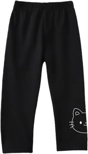 Toddler Leggings for Baby Girls Fleece Warm Pull On Bottoms Leggings Pants 9M-4T