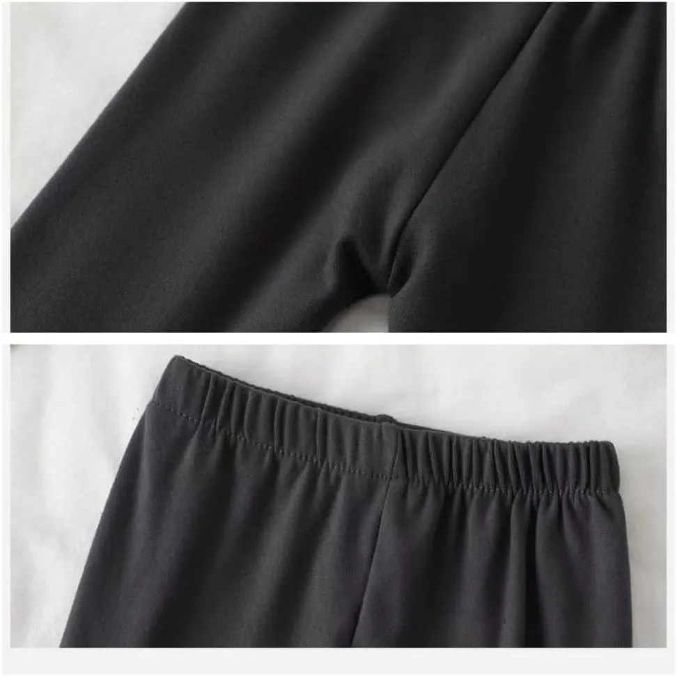 Toddler Leggings for Baby Girls Fleece Warm Pull On Bottoms Leggings Pants 9M-4T