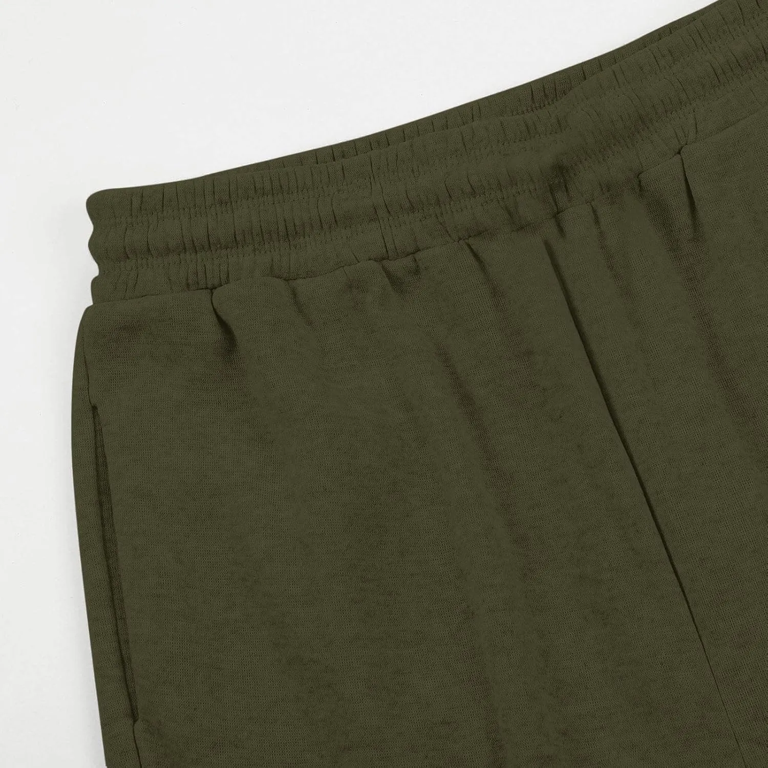 Women Casual Trendy Baggy Sweatpants with Pockets Oversize High Waist Gym Stretch Fit Jogger Pants Workout Lounge Trousers
