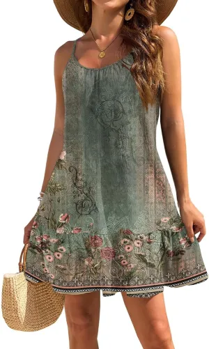 Women Swimsuit Coverup Bathing Suit Beach Cover ups Spaghetti Strap Dresses Swimwear Vacation Outfits Summer Sundress