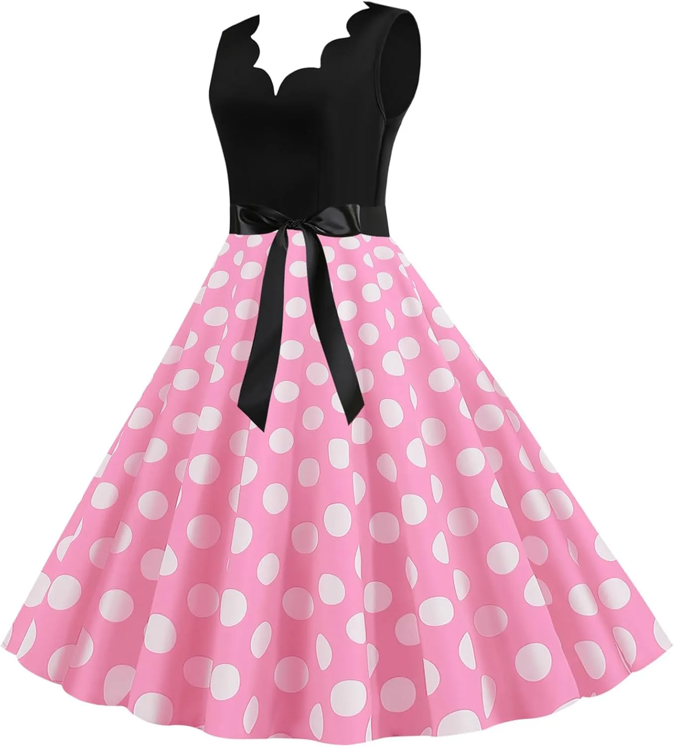Womens 1950 Boatneck Cap Sleeve Vintage Swing Cocktail Party Dress 50s 60s Retro Rockabilly Pinup Audrey Dresses