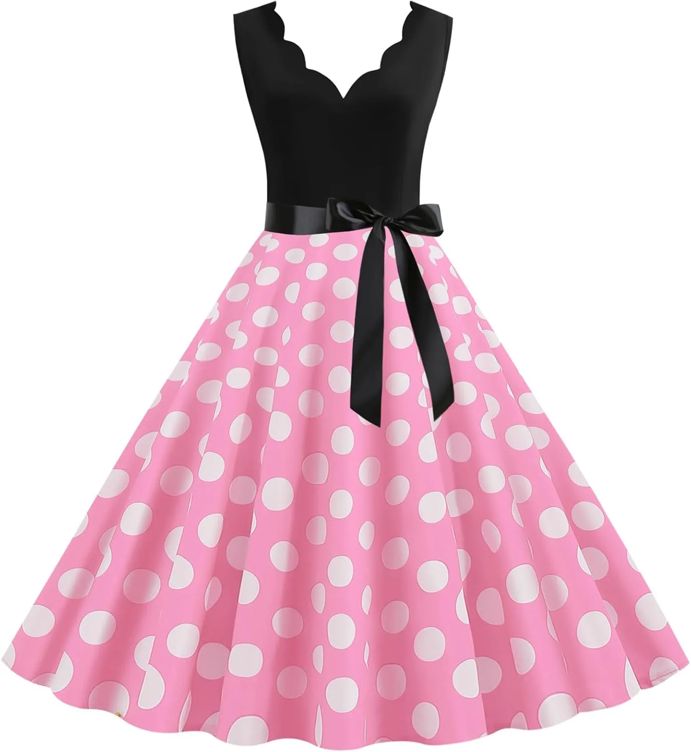 Womens 1950 Boatneck Cap Sleeve Vintage Swing Cocktail Party Dress 50s 60s Retro Rockabilly Pinup Audrey Dresses