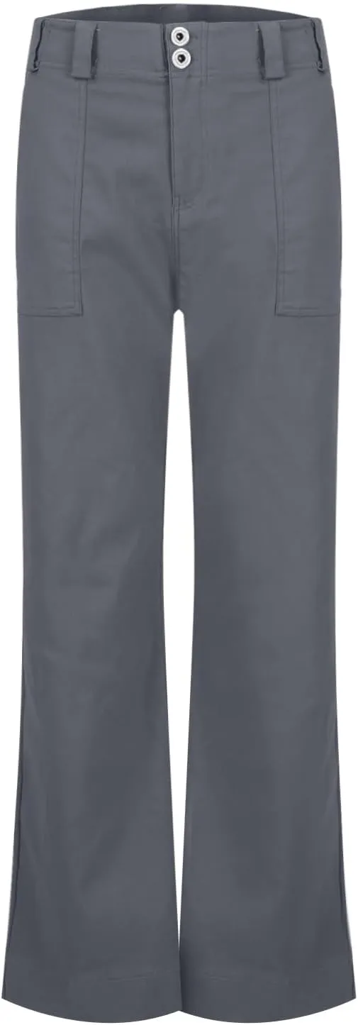 Womens Jeans Mid Rise Wide Leg Bell Bottom Flare Jean Stretchy Skinny Trendy Bootcut Demin Pants with Pockets