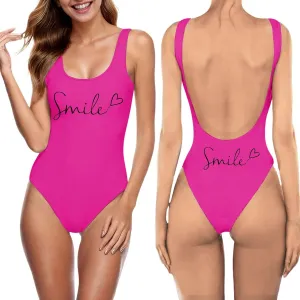 Women's One Piece Swimsuits Backless Tummy Control Bathing Suits 2025 Slim Fit One-Piece Sleeveless Beach Swimwears
