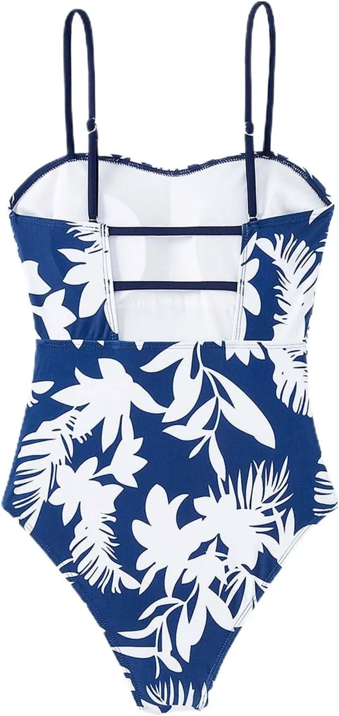 Women's One Piece Swimsuits Deep V Swimsuit Color Block Swimwear Womens Bathing Suit Womens Bathing Suit One