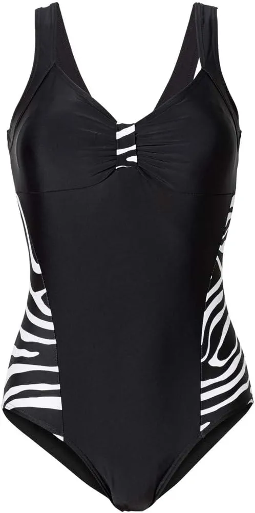 Women's One-Piece Swimsuits Plus Size High Cut Monokini Bathing Suits Tummy Control Swimwear Backless Bathing Suit