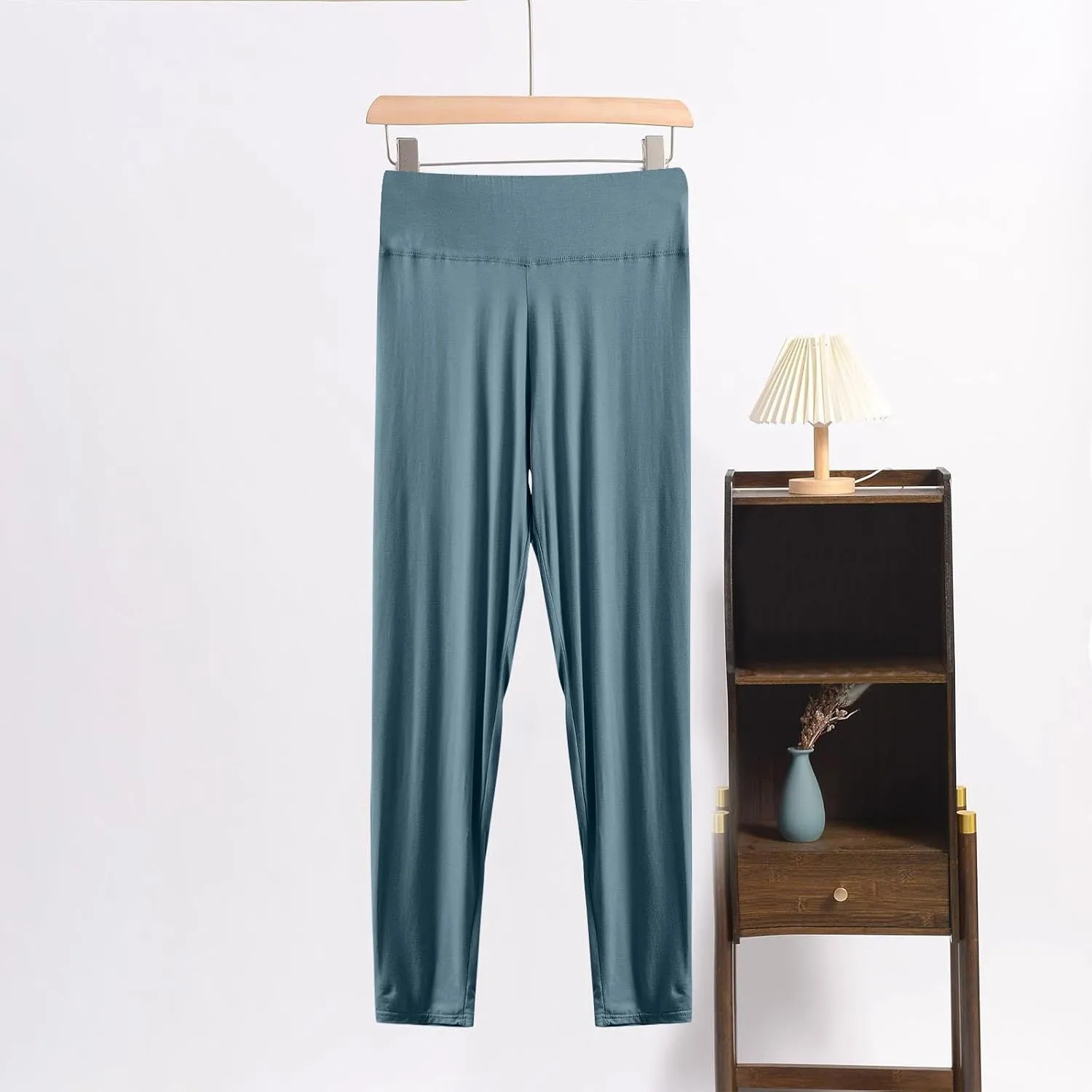 Womens Soft Modal Pajama Pants Lounge Pants High Waist Skinny Pj Bottoms