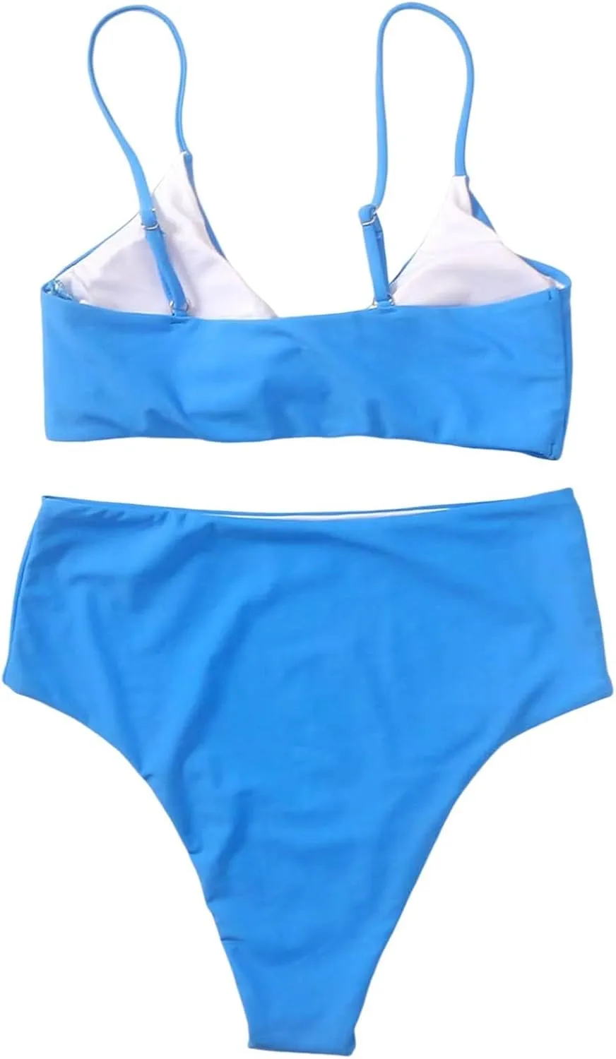 Women's Solid Color Fashionable Casual Strap Triangular Bikini Swimsuit Set Mens Bikini Underwear