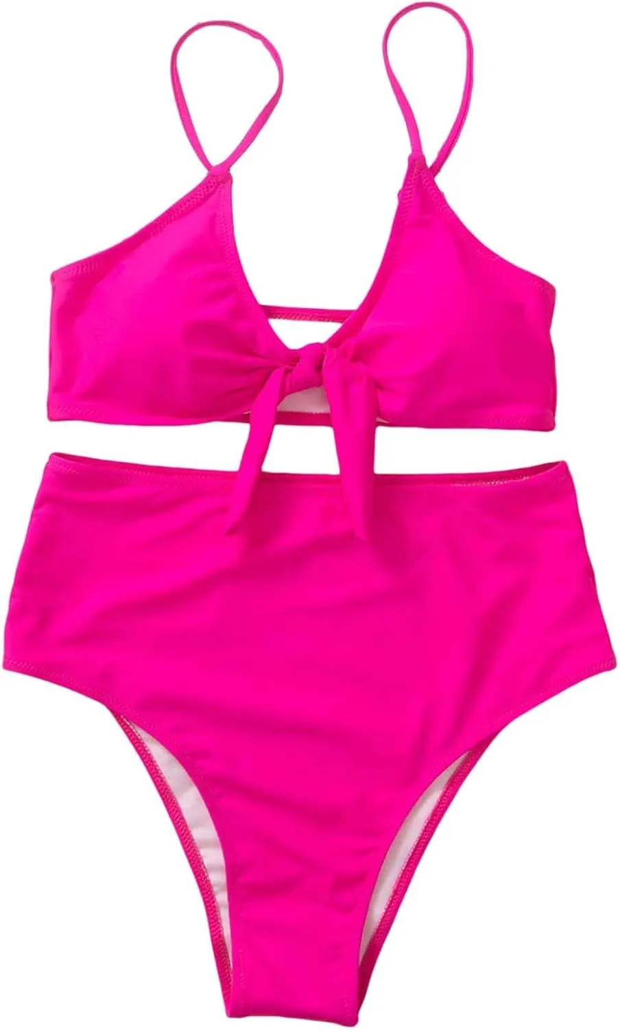 Women's Solid Color Fashionable Casual Strap Triangular Bikini Swimsuit Set Mens Bikini Underwear