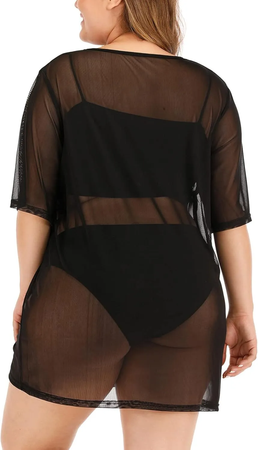 Womens Summer Large Womens Sexy Beach Skirt Bikini Blouse Loose Dress Swimsuit and Cover up Set for Women