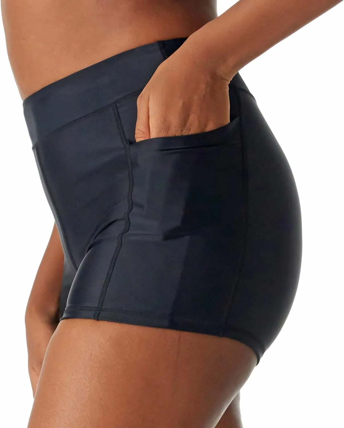 Women's Swim Board Shorts Swimming Bottoms High Waisted Tummy Control Swimsuits Beach Shorts Bathing Trunks